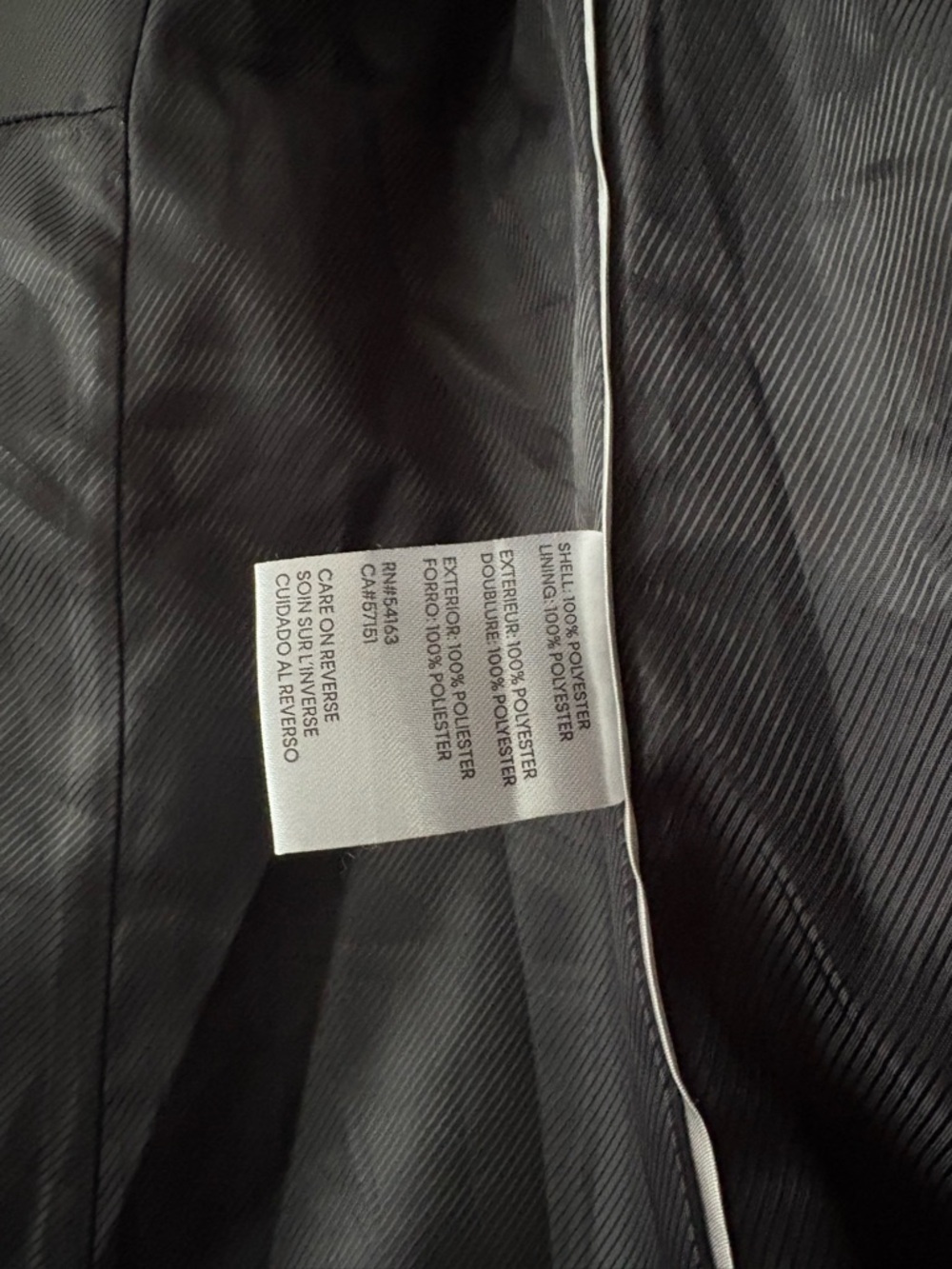 Calvin Klein Double-Breasted Skirted Raincoat - Picture 8 of 9